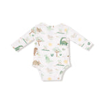 Angel Dear Angel Dear Lap Shoulder Bodysuit Long Sleeve Bamboo - Apparel & Accessories > Clothing > Baby & Toddler Clothing > Baby One-Pieces 147