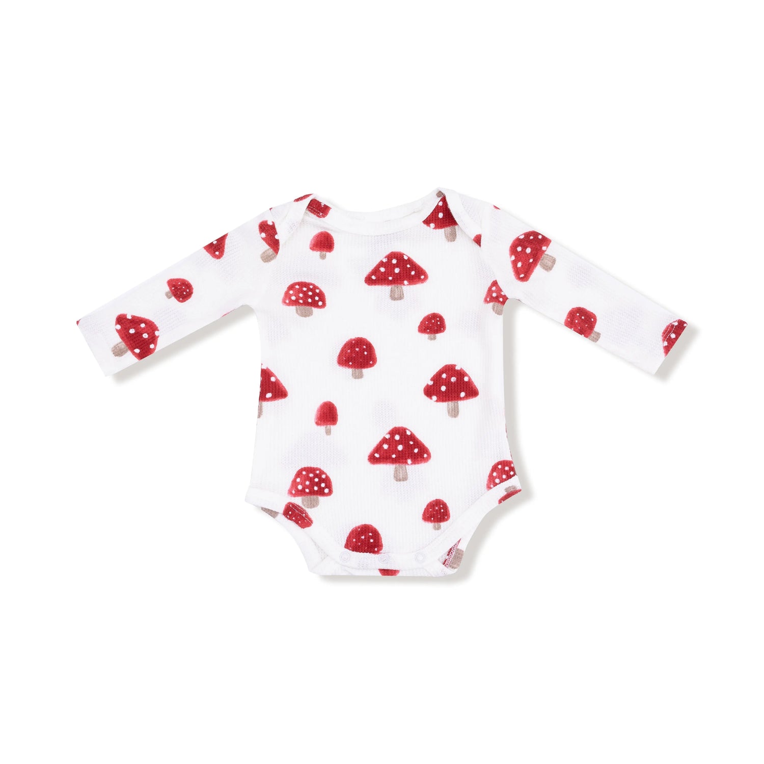 Angel Dear Angel Dear Lap Shoulder Bodysuit Long Sleeve Thermal Waffle - Apparel & Accessories > Clothing > Baby & Toddler Clothing > Baby One-Pieces 147