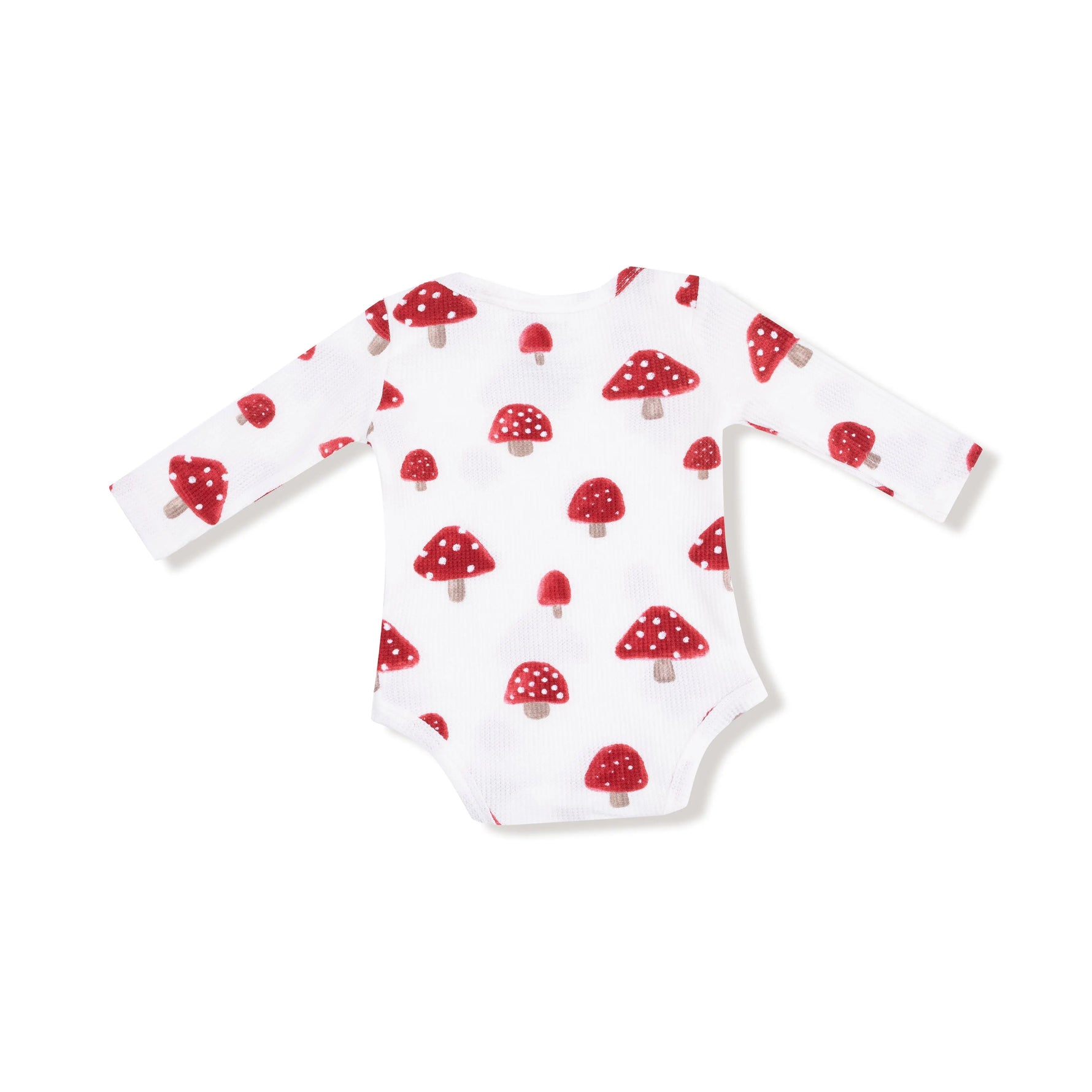 Angel Dear Angel Dear Lap Shoulder Bodysuit Long Sleeve Thermal Waffle - Apparel & Accessories > Clothing > Baby & Toddler Clothing > Baby One-Pieces 147