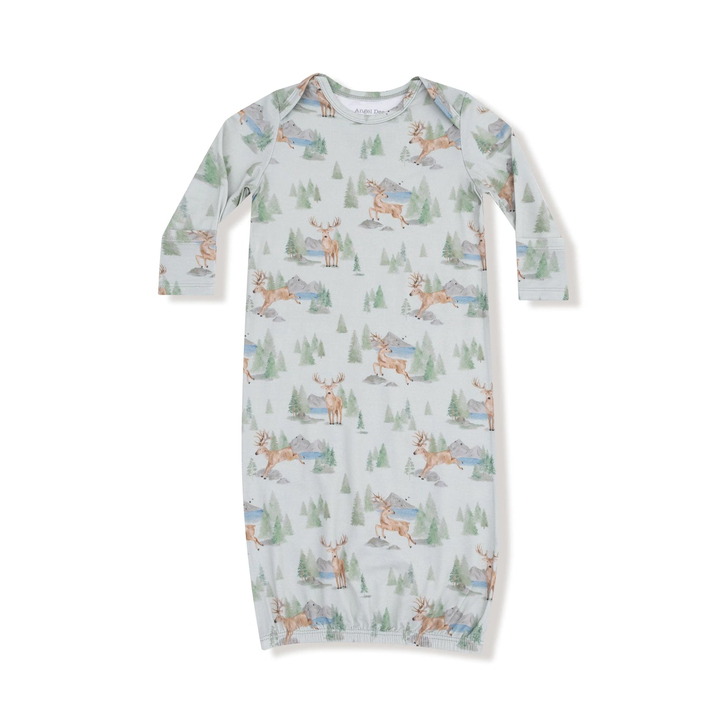 Angel Dear Lap Shoulder Gown In Bamboo Viscose For Babies Angel Dear Everetts Place: Online Boutique