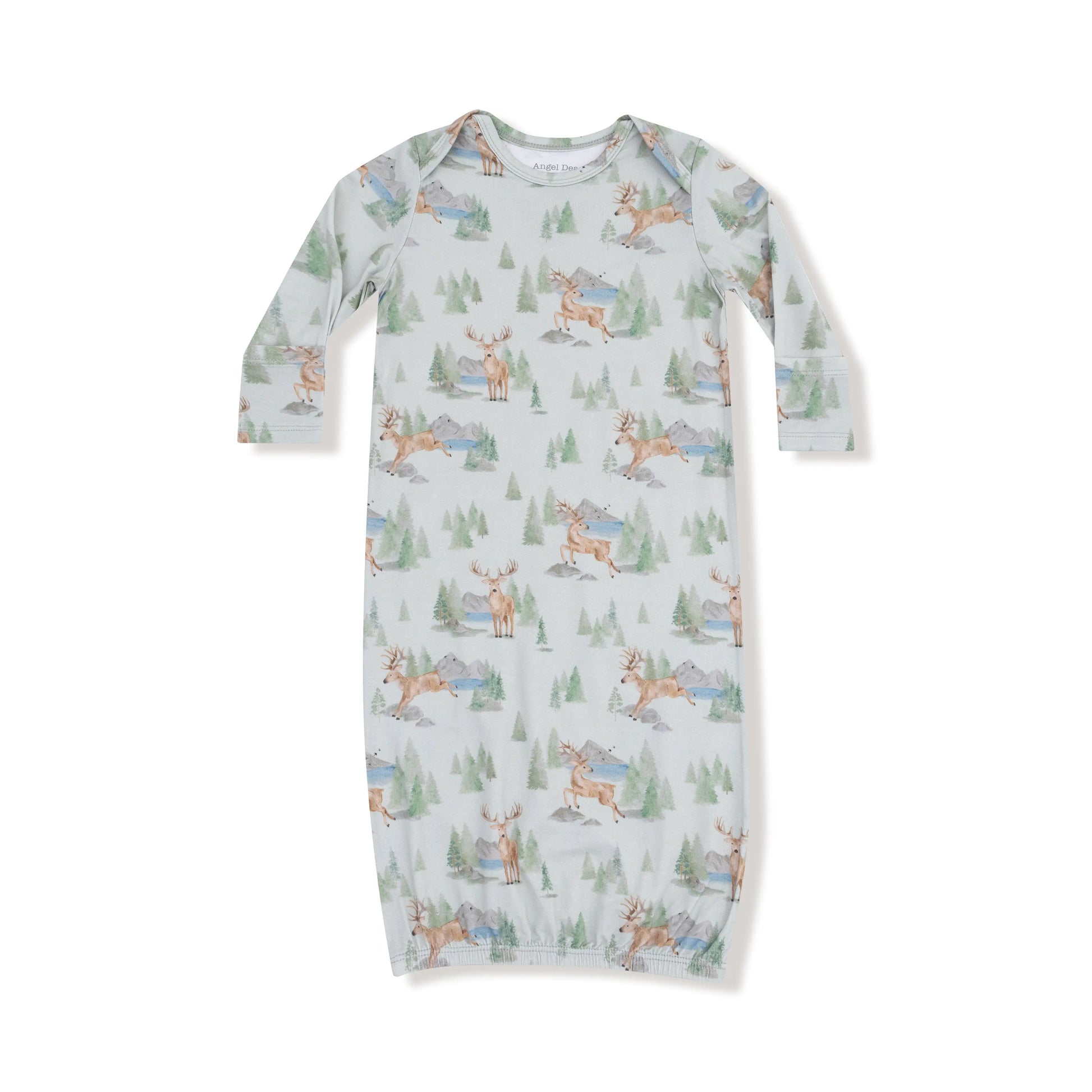 Angel Dear Lap Shoulder Gown In Bamboo Viscose For Babies Angel Dear Everetts Place: Online Boutique