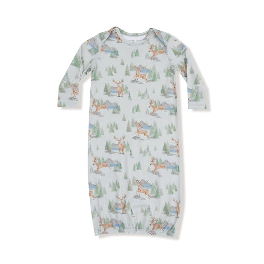 Angel Dear Lap Shoulder Gown In Bamboo Viscose For Babies Angel Dear Everetts Place: Online Boutique