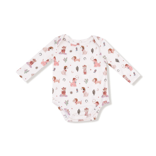 Angel Dear Lap Shoulder Long Sleeve Baby Bodysuit Essential Angel Dear Everetts Place: Online Boutique