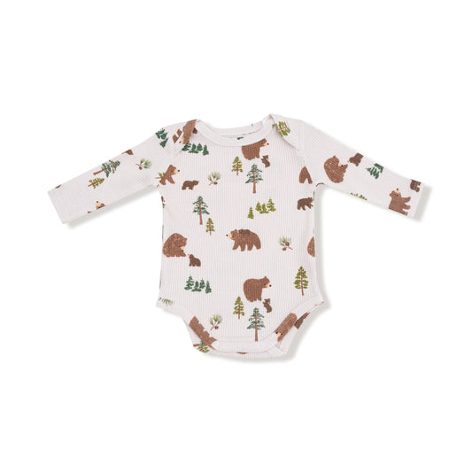 Angel Dear Lap Shoulder Long Sleeve Bamboo Baby Bodysuit Angel Dear Everetts Place: Online Boutique
