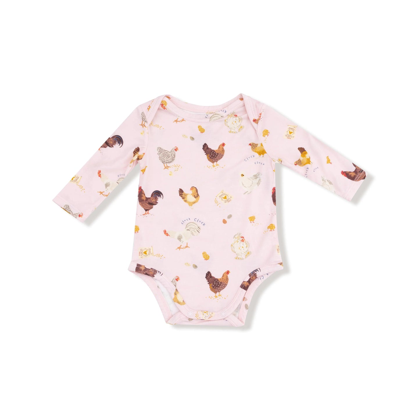 Angel Dear Lap Shoulder Long Sleeve Bamboo Bodysuit Angel Dear Everetts Place: Online Boutique