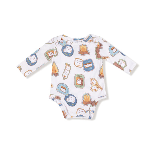 Angel Dear Lap Shoulder Long Sleeve Bamboo Bodysuit Baby Angel Dear Everetts Place: Online Boutique