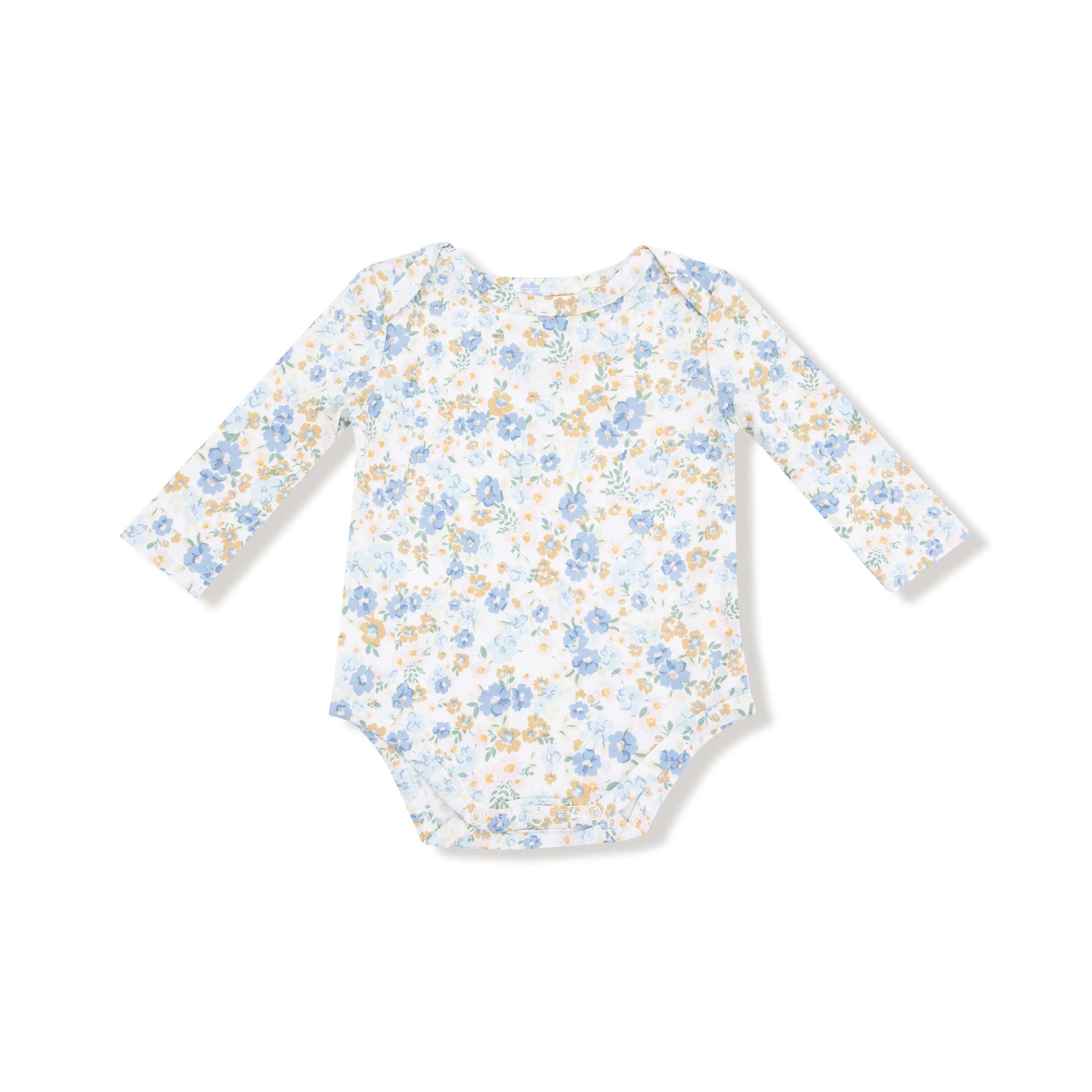 Angel Dear Angel Dear Lap Shoulder Long Sleeve Bamboo Viscose Bodysuit - Apparel & Accessories > Clothing > Baby & Toddler Clothing > Baby One-Pieces 147
