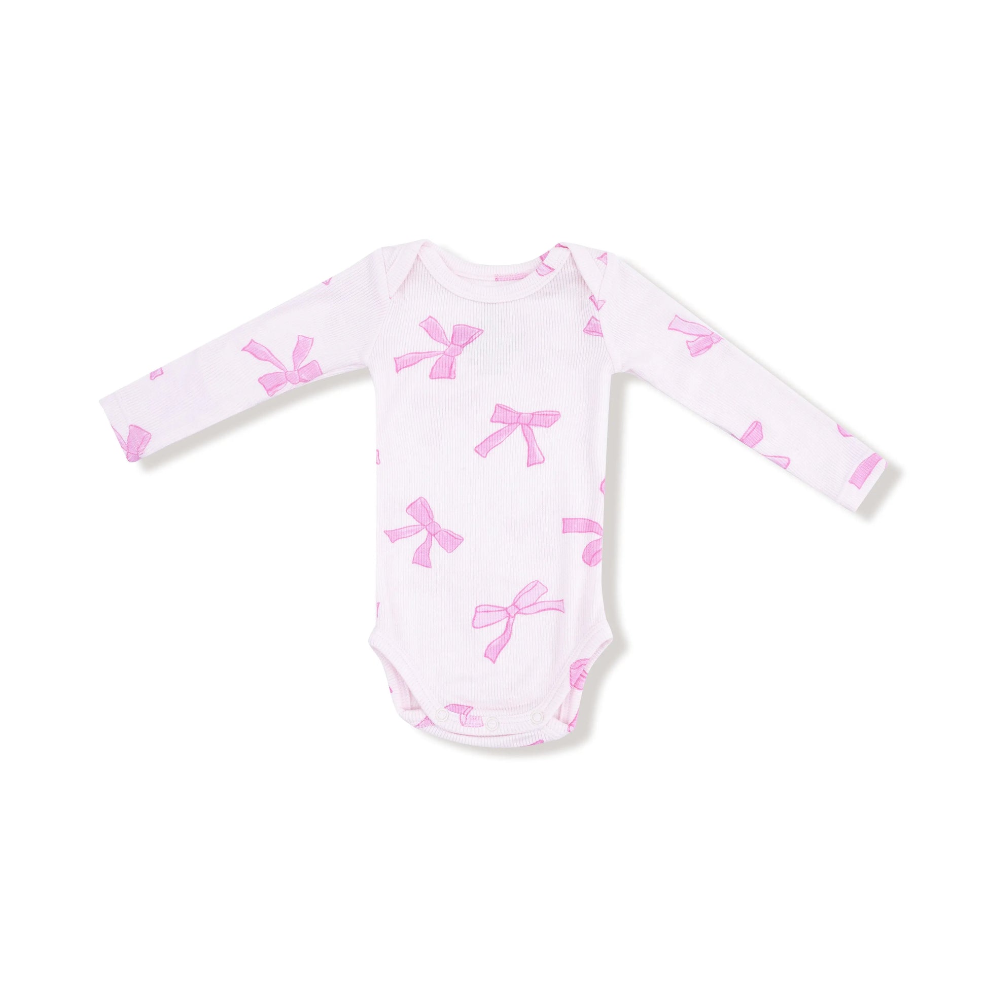 Angel Dear Lap Shoulder Long Sleeve Ribbed Bodysuit Angel Dear Everetts Place: Online Boutique