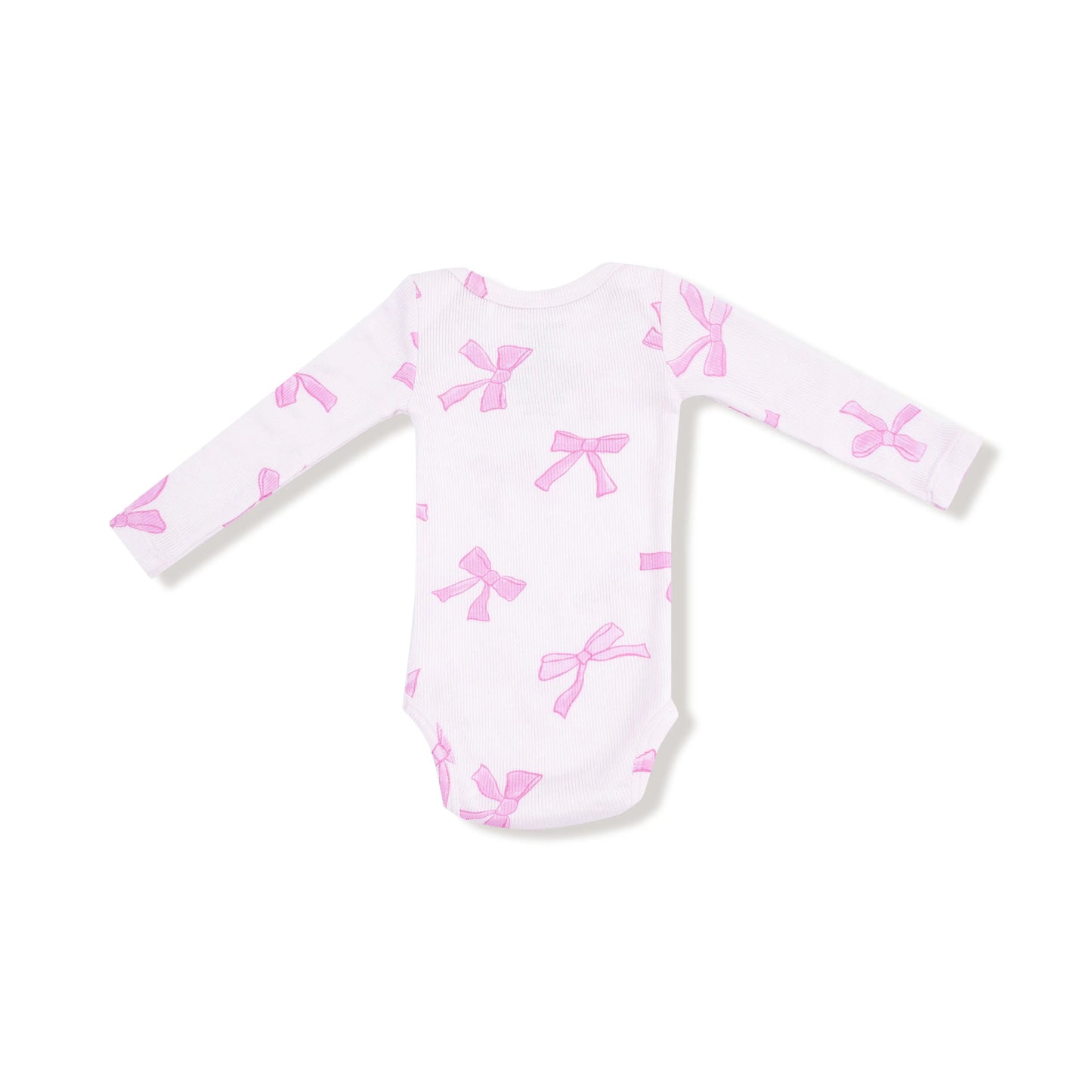 Angel Dear Lap Shoulder Long Sleeve Ribbed Bodysuit Angel Dear Everetts Place: Online Boutique