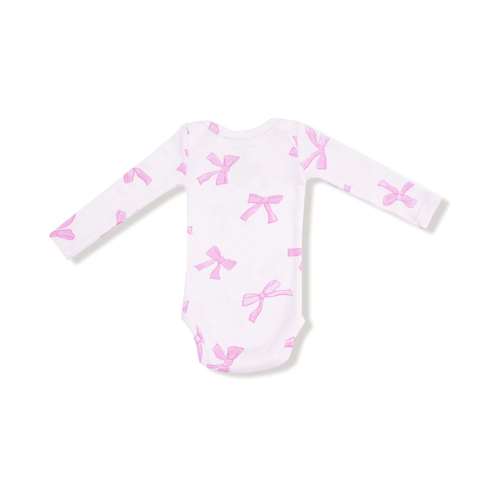 Angel Dear Lap Shoulder Long Sleeve Ribbed Bodysuit Angel Dear Everetts Place: Online Boutique