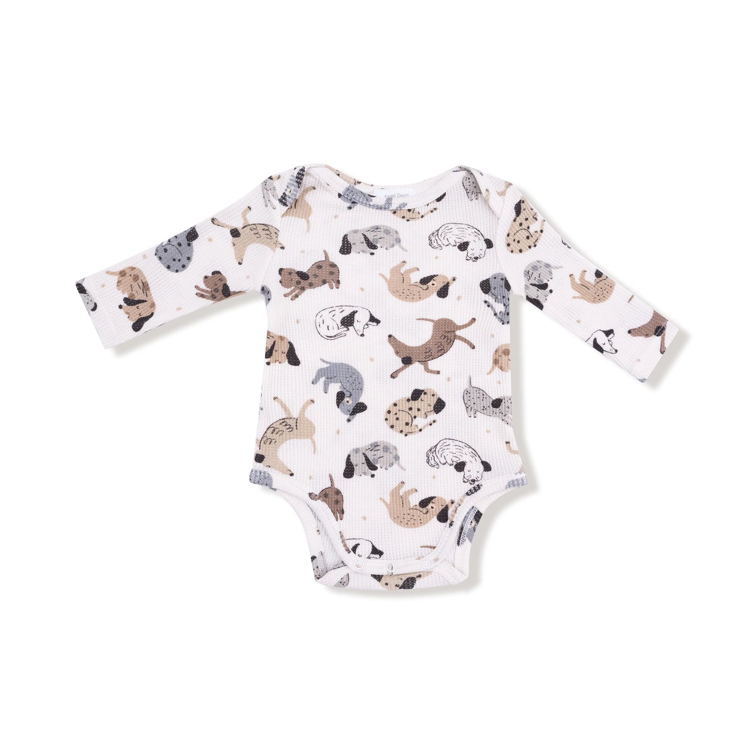 Angel Dear Angel Dear Lap Shoulder Long Sleeve Waffle Bodysuit Baby - Apparel & Accessories > Clothing > Baby & Toddler Clothing > Baby One-Pieces 147