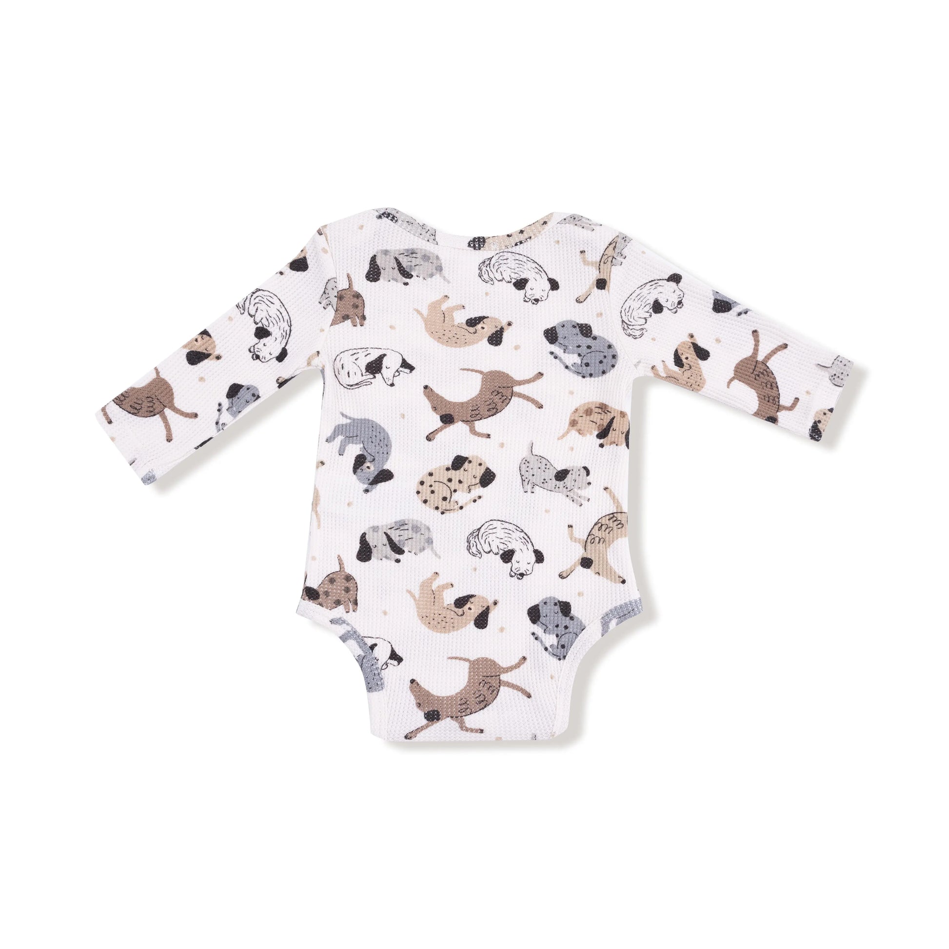 Angel Dear Lap Shoulder Long Sleeve Waffle Bodysuit Baby Angel Dear Everetts Place: Online Boutique