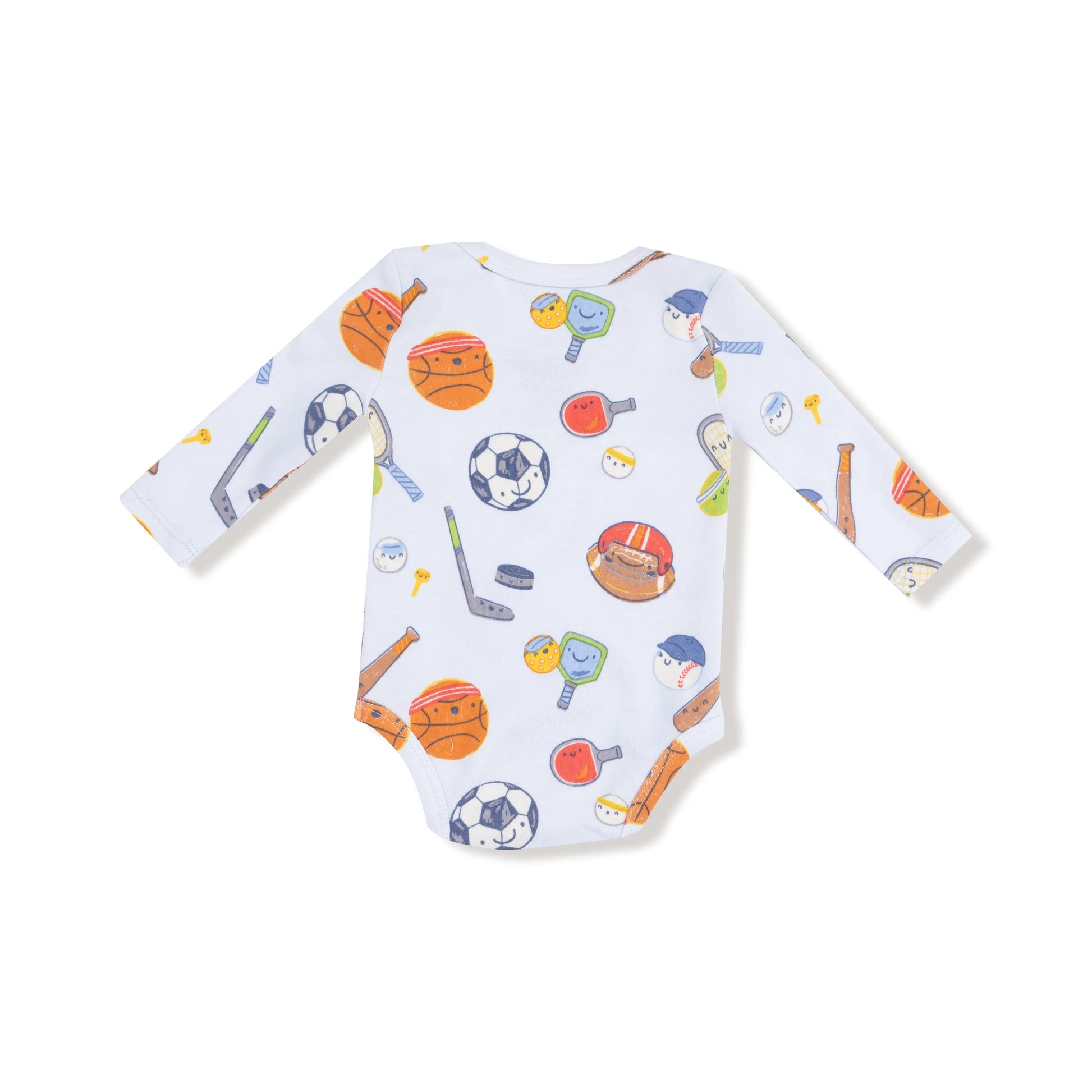 Angel Dear Lap Shoulder Organic Cotton Long Sleeve Bodysuit Angel Dear Everetts Place: Online Boutique