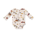 Angel Dear Angel Dear Lap Shoulder Thermal Waffle Long Sleeve Bodysuit - Apparel & Accessories > Clothing > Baby & Toddler Clothing > Baby One-Pieces 147