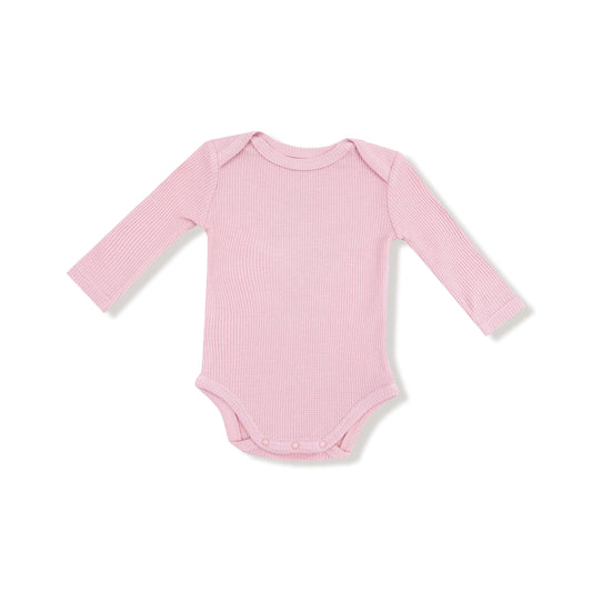 Angel Dear Lap Shoulder Thermal Waffle Long Sleeve Bodysuit Angel Dear Everetts Place: Online Boutique