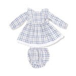 Angel Dear Angel Dear Long Sleeve Eyelet Hem Dress With Bloomer - Apparel & Accessories > Clothing > Baby & Toddler Clothing > Baby & Toddler Dresses 655