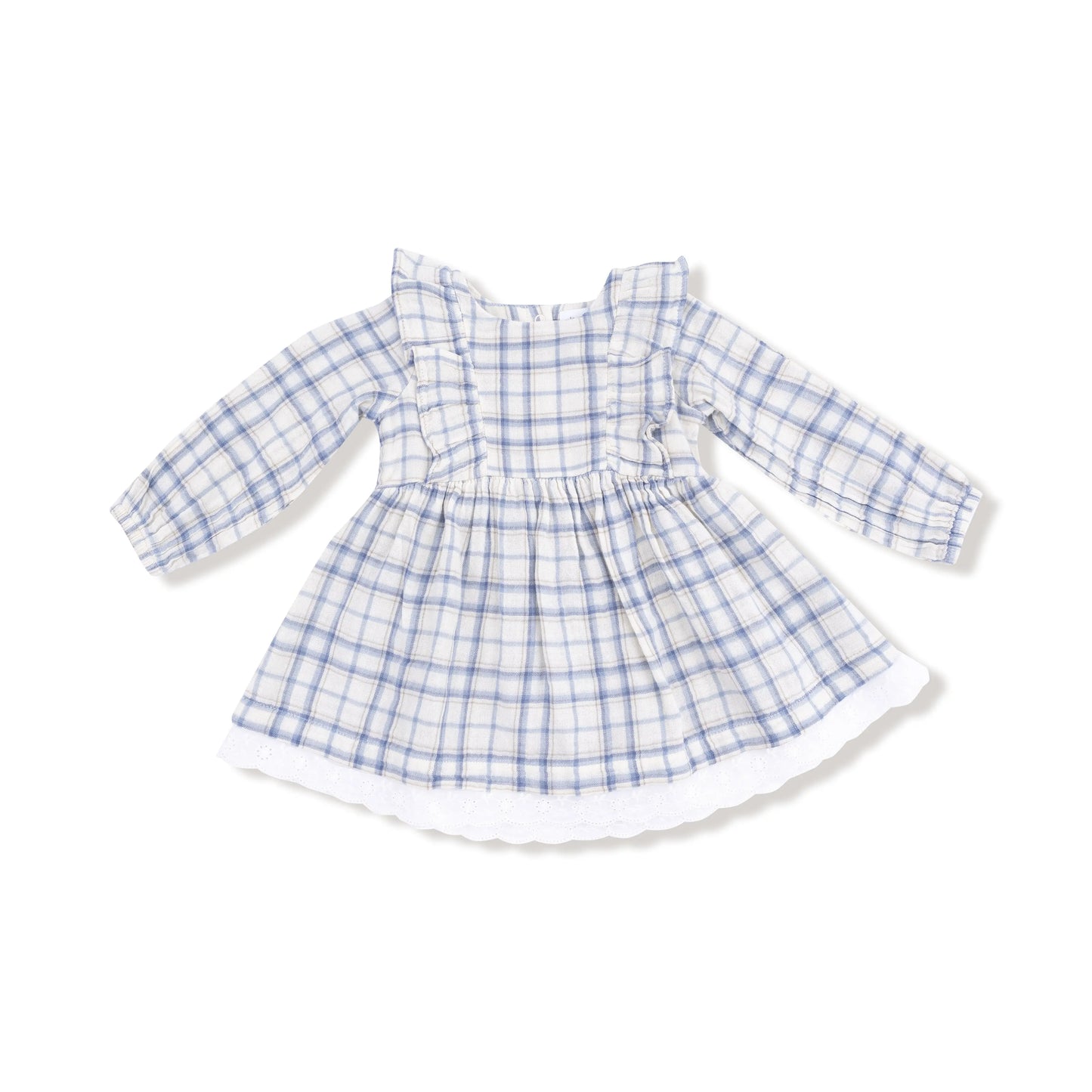 Angel Dear Long Sleeve Eyelet Hem Dress With Bloomer Angel Dear Everetts Place: Online Boutique
