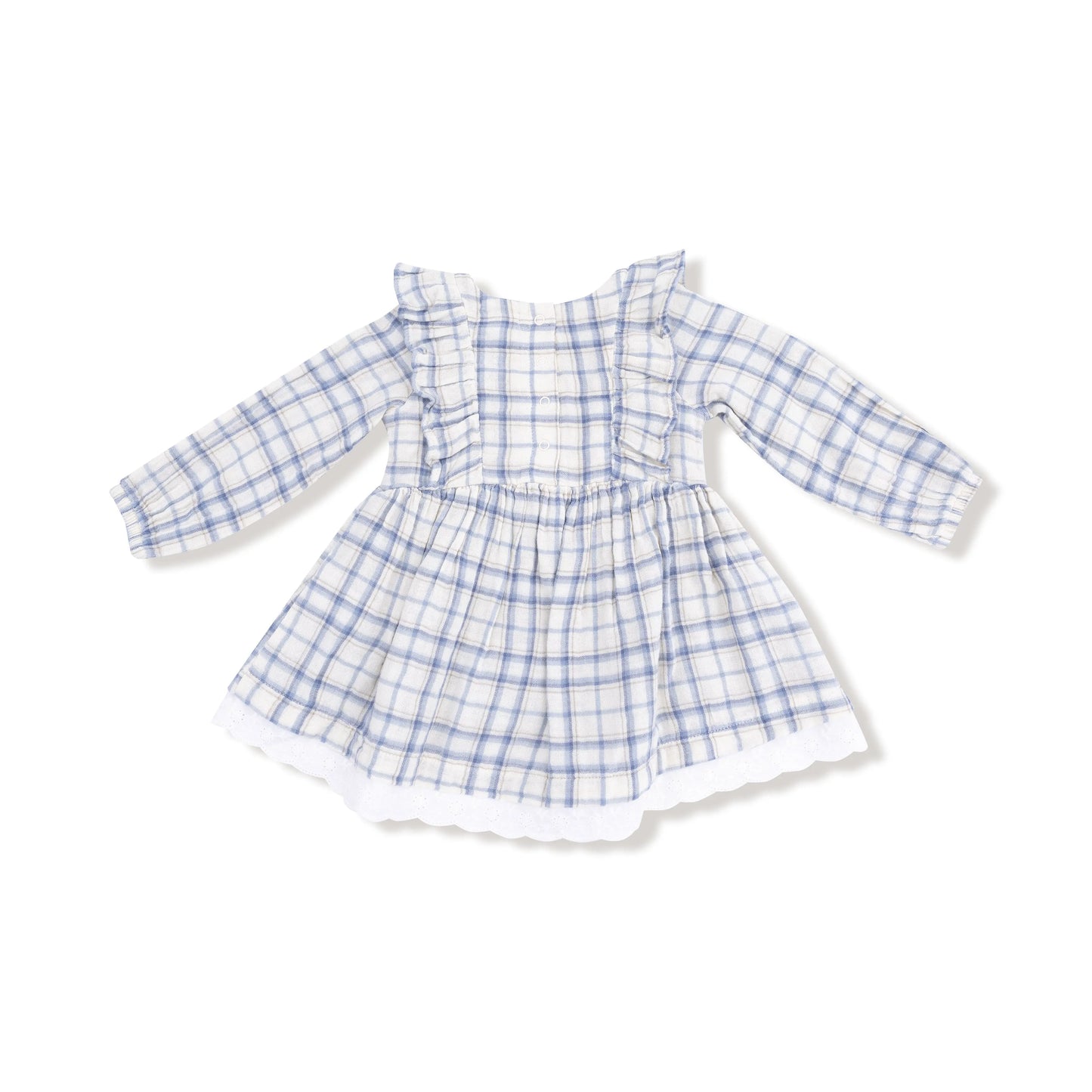 Angel Dear Long Sleeve Eyelet Hem Dress With Bloomer Angel Dear Everetts Place: Online Boutique