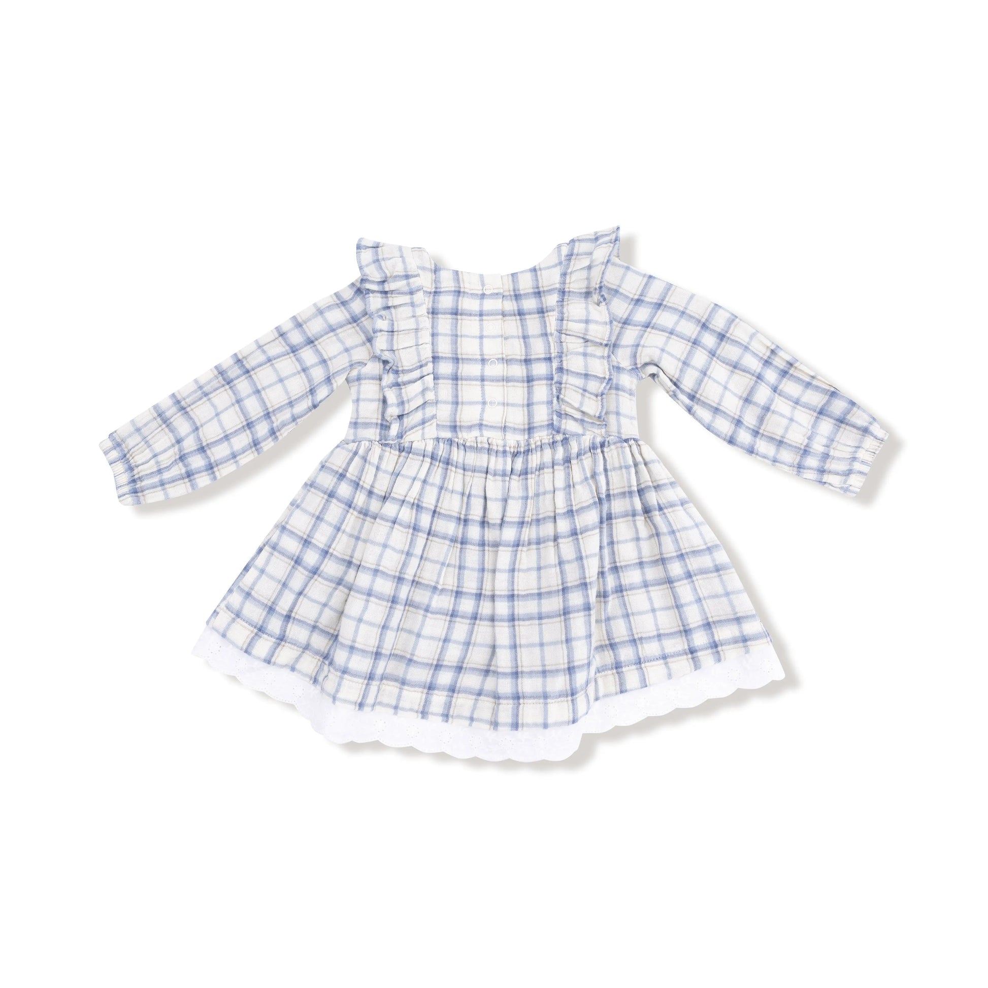 Angel Dear Long Sleeve Eyelet Hem Dress With Bloomer Angel Dear Everetts Place: Online Boutique
