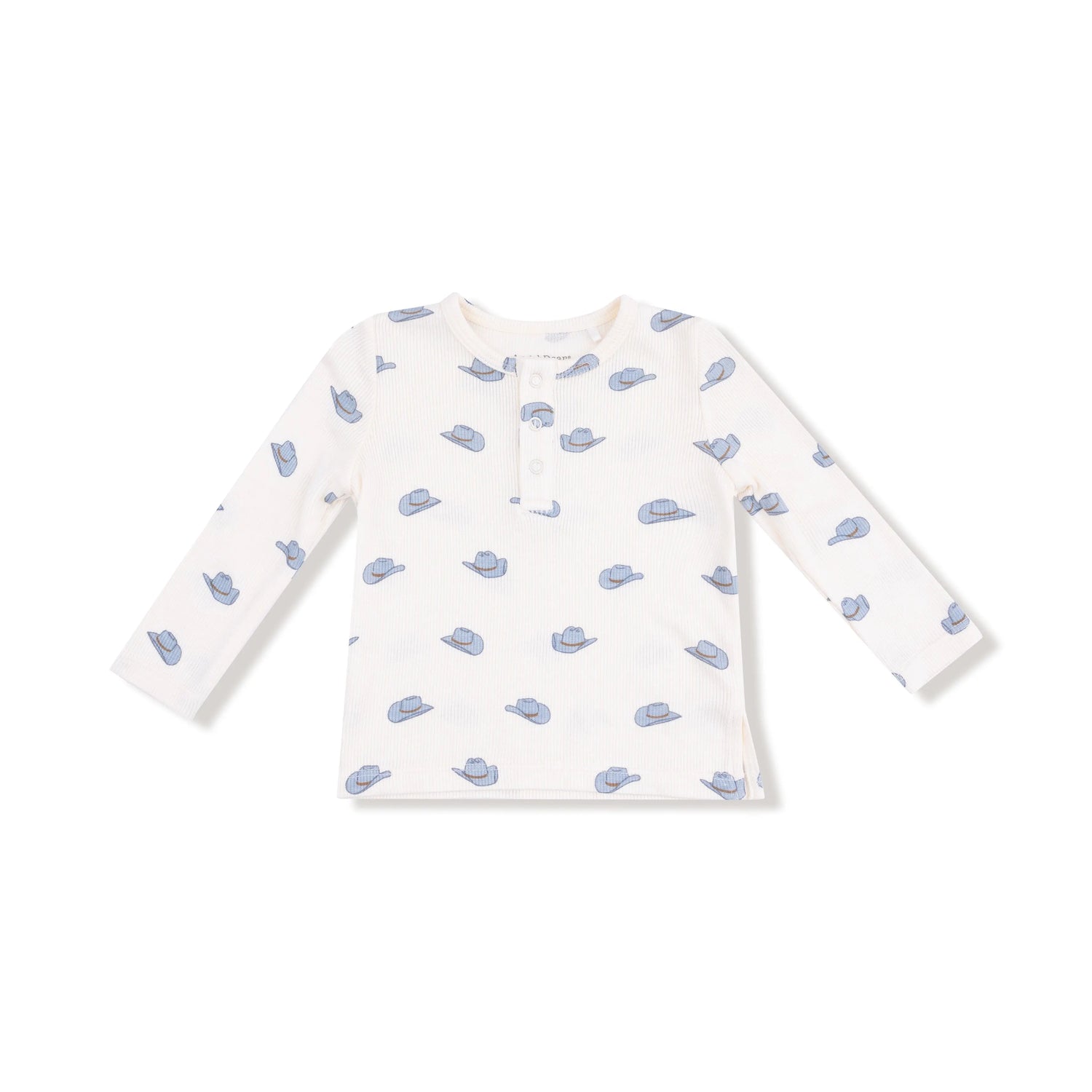 Angel Dear Angel Dear Long Sleeve Henley Cozy Layering Top for Kids - Apparel & Accessories > Clothing Accessories > Baby & Toddler Clothing Accessories > Baby & Toddler Hats 604