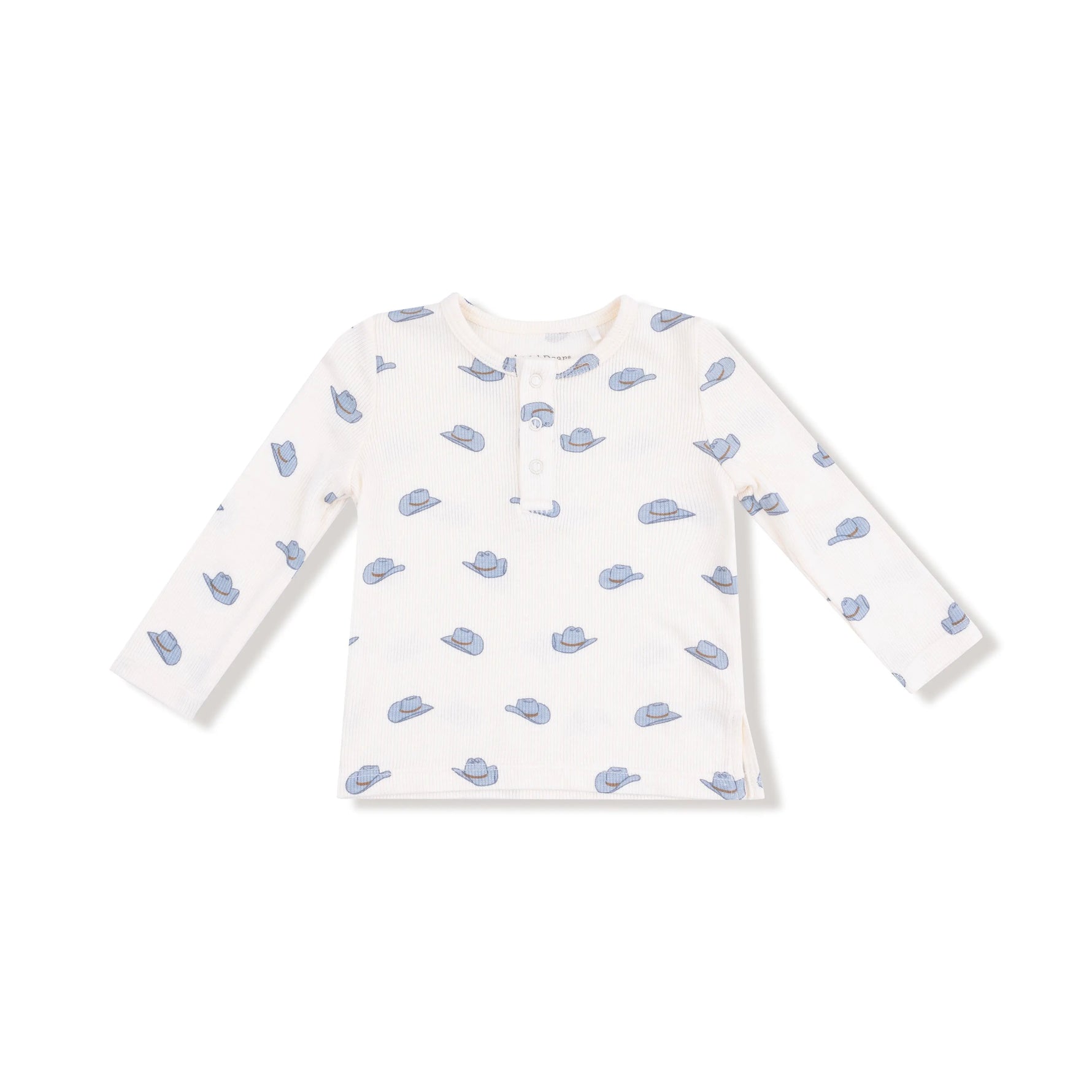Angel Dear Angel Dear Long Sleeve Henley Cozy Layering Top for Kids - Apparel & Accessories > Clothing Accessories > Baby & Toddler Clothing Accessories > Baby & Toddler Hats 604