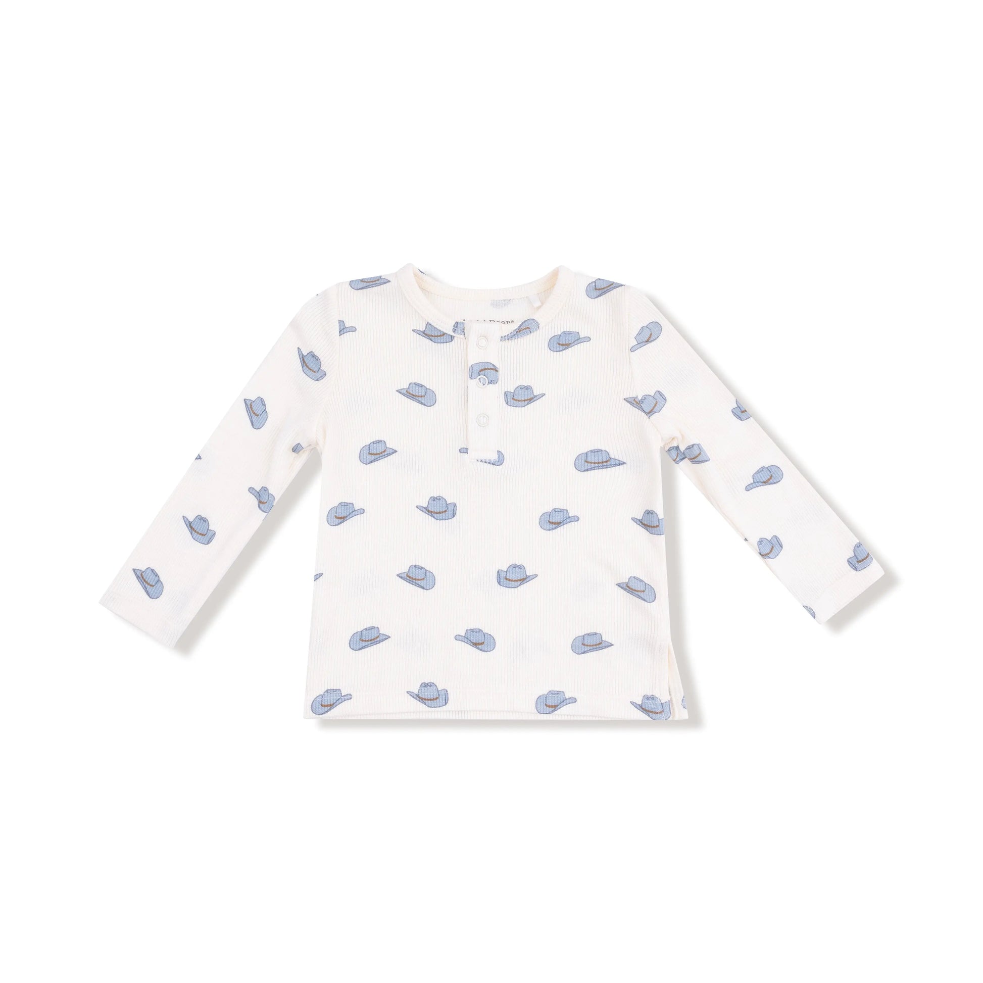 Angel Dear Long Sleeve Henley Cozy Layering Top for Kids Angel Dear Everetts Place: Online Boutique