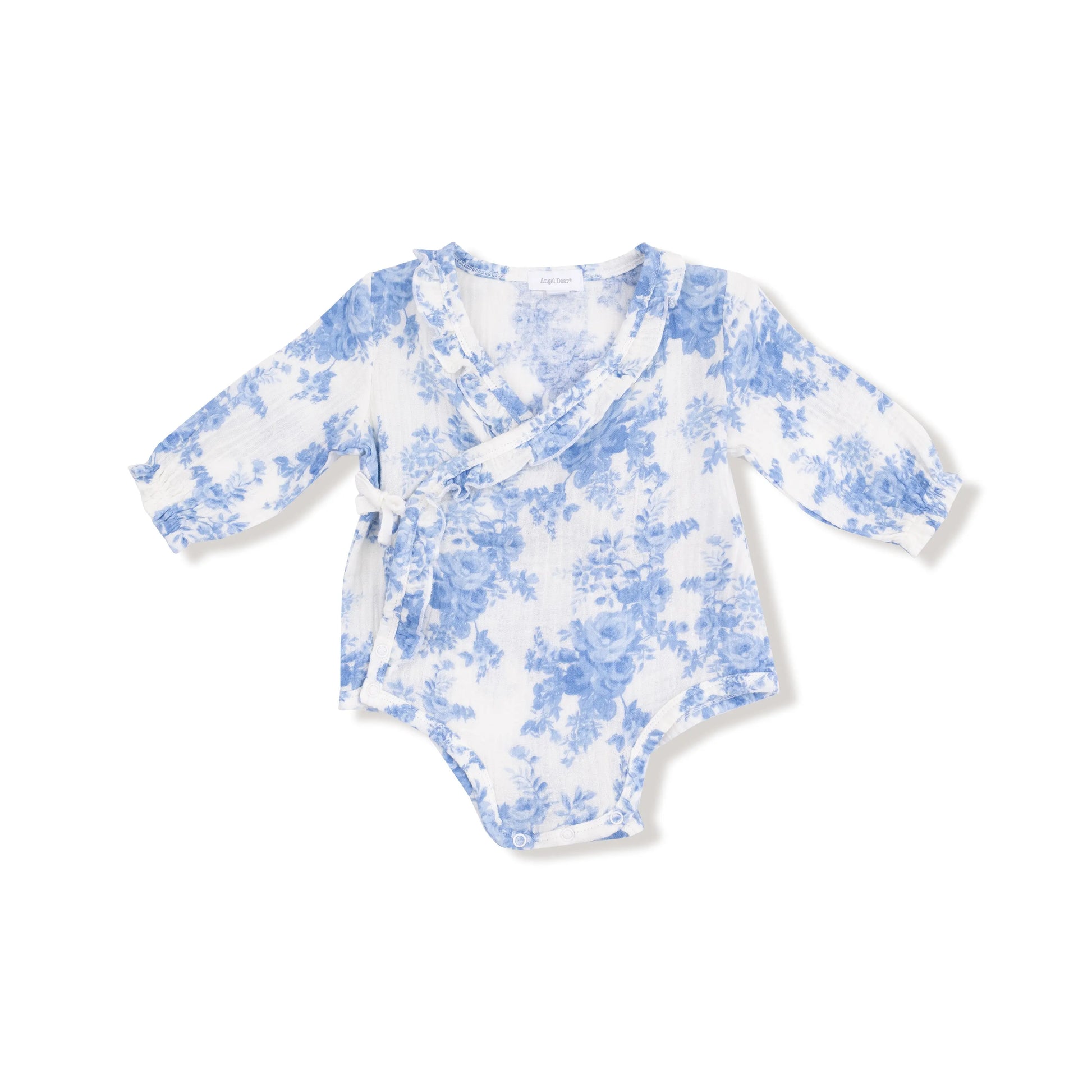 Angel Dear Long Sleeve Kimono Bodysuit With Ruffle Cuffs Angel Dear Everetts Place: Online Boutique