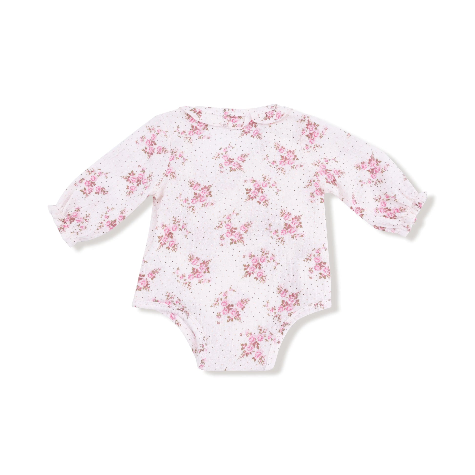 Angel Dear Long Sleeve Kimono Bodysuit With Ruffles Angel Dear Everetts Place: Online Boutique