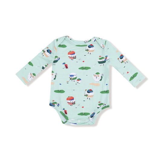 Angel Dear Long Sleeve Lap Shoulder Baby Bodysuit Bamboo Angel Dear Everetts Place: Online Boutique