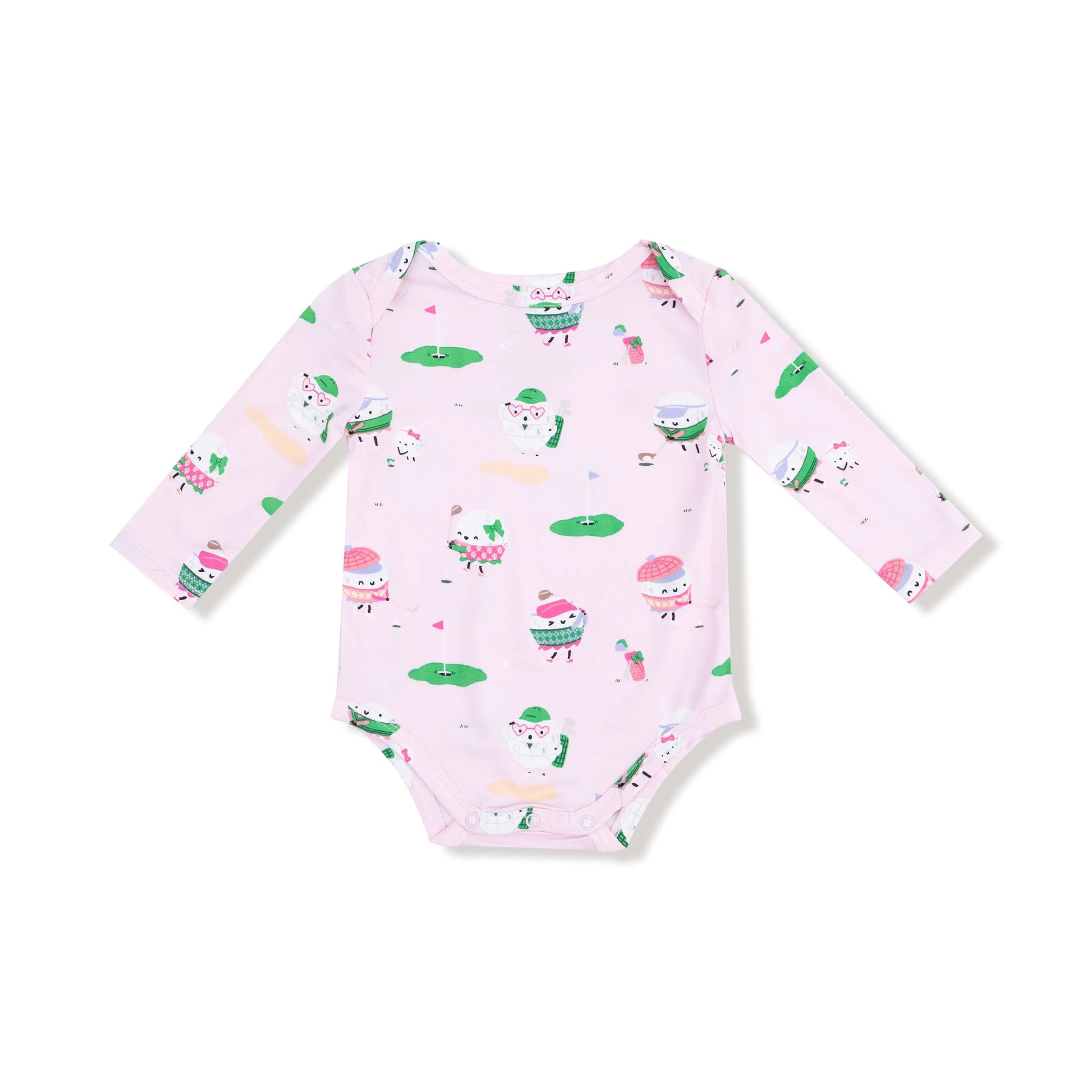 Angel Dear Long Sleeve Lap Shoulder Baby Bodysuit Bamboo Angel Dear Everetts Place: Online Boutique