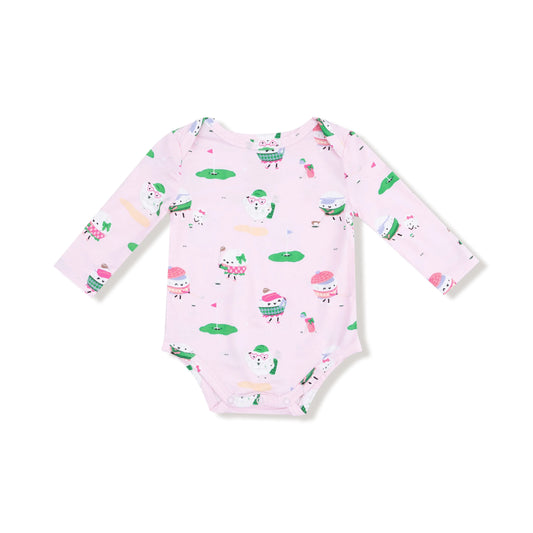 Angel Dear Long Sleeve Lap Shoulder Baby Bodysuit Bamboo Angel Dear Everetts Place: Online Boutique