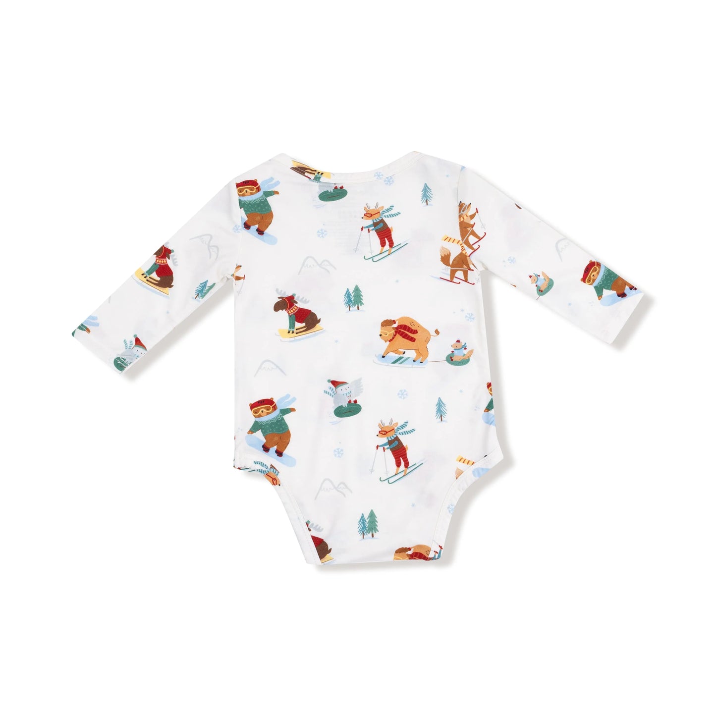 Angel Dear Long Sleeve Lap Shoulder Bamboo Bodysuit Angel Dear Everetts Place: Online Boutique