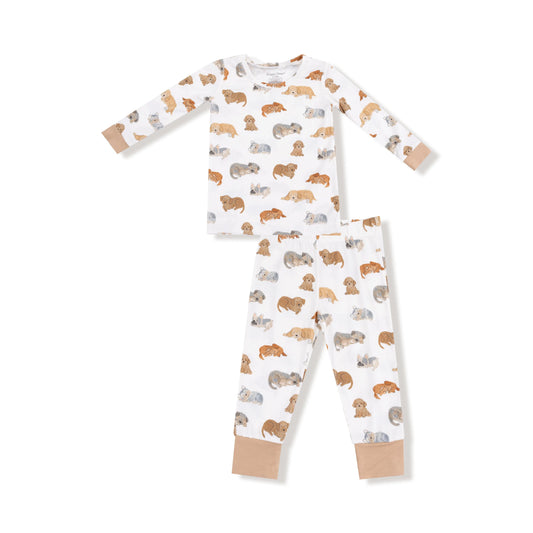 Angel Dear Long Sleeve Loungewear Set Cozy Comfort Angel Dear Everetts Place: Online Boutique