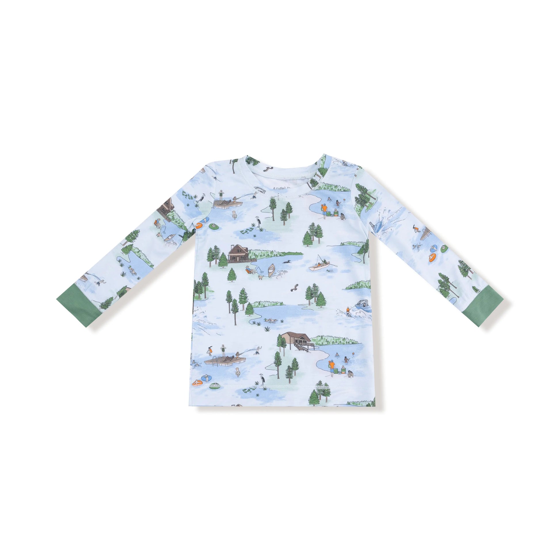 Angel Dear Long Sleeve Loungewear Set Cozy PJs For Cuddles Angel Dear Everetts Place: Online Boutique