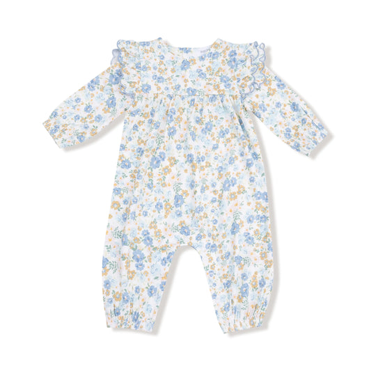Angel Dear Long Sleeve Petal Ruffle Romper Viscose Bamboo Angel Dear Everetts Place: Online Boutique