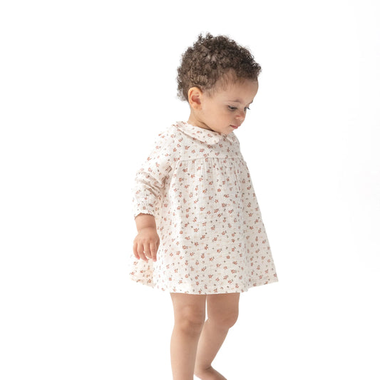 Angel Dear Long Sleeve Peter Pan Collar Dress Diaper Cover Angel Dear Everetts Place: Online Boutique
