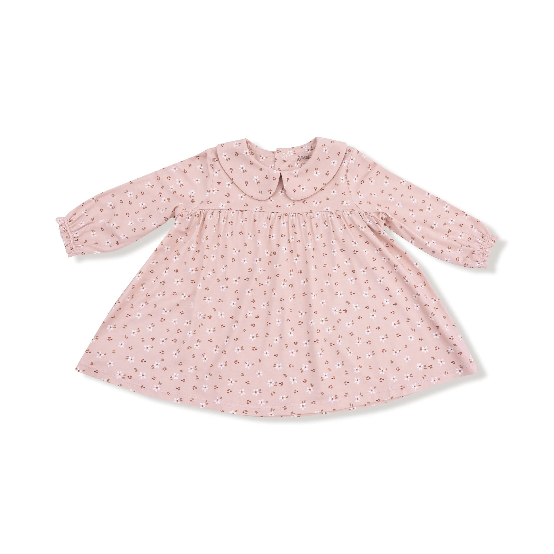 Angel Dear Long Sleeve Peter Pan Collar Dress Diaper Cover Angel Dear Everetts Place: Online Boutique