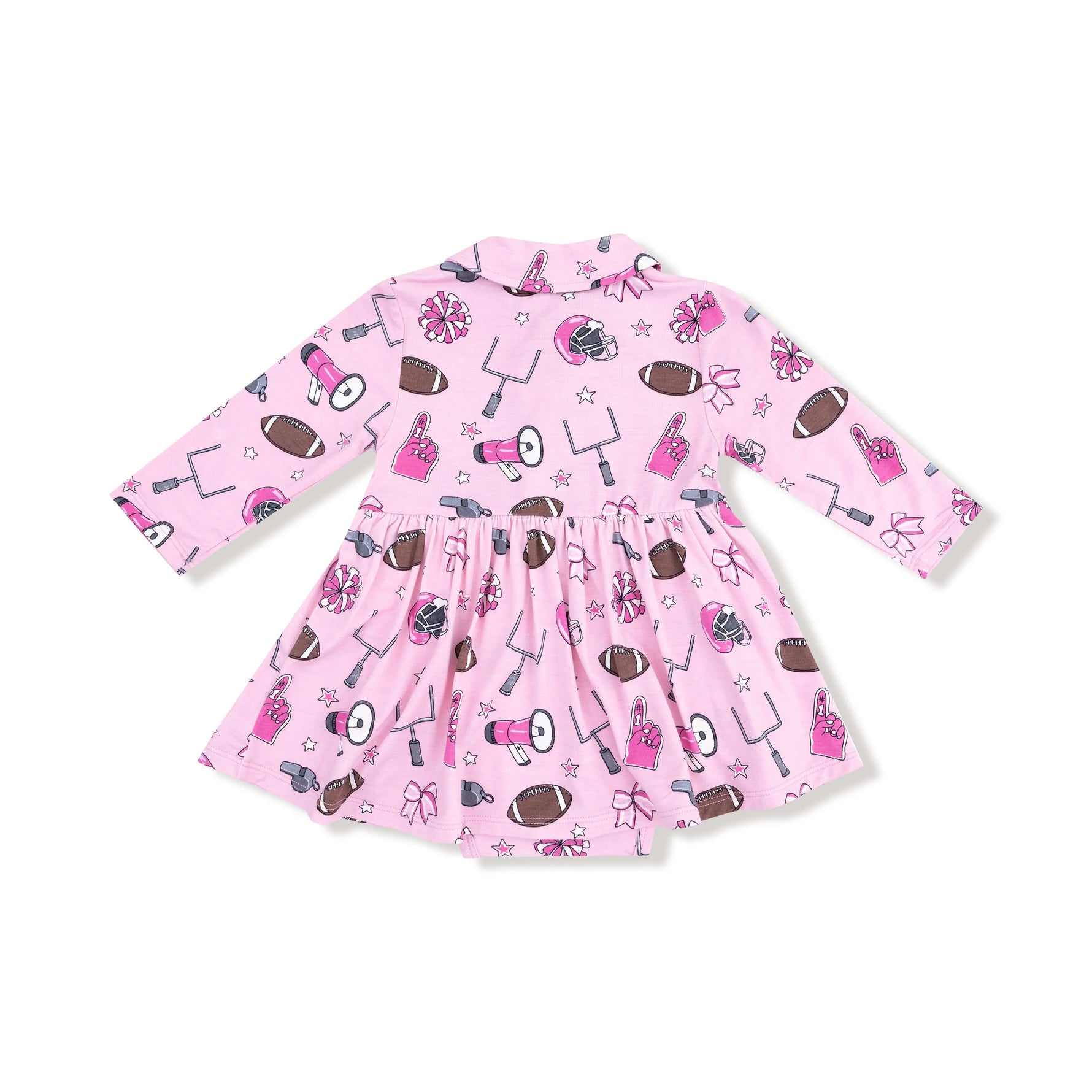 Angel Dear Angel Dear Long Sleeve Polo Bodysuit Dress Babies Bamboo - Apparel & Accessories > Clothing > Baby & Toddler Clothing > Baby & Toddler Dresses 620