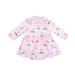 Angel Dear Angel Dear Long Sleeve Polo Bodysuit Dress For Toddlers - Apparel & Accessories > Clothing > Baby & Toddler Clothing > Baby & Toddler Dresses 620