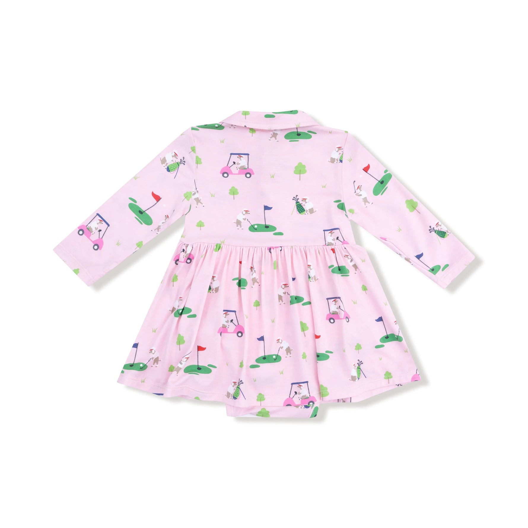 Angel Dear Angel Dear Long Sleeve Polo Bodysuit Dress For Toddlers - Apparel & Accessories > Clothing > Baby & Toddler Clothing > Baby & Toddler Dresses 620