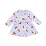 Angel Dear Angel Dear Long Sleeve Polo Bodysuit Dress for Girls - Apparel & Accessories > Clothing > Baby & Toddler Clothing > Baby & Toddler Dresses 620