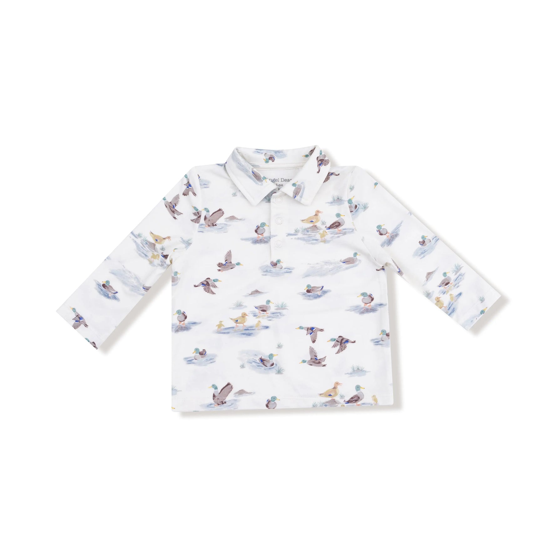 Angel Dear Angel Dear Long Sleeve Polo Shirt And Bamboo Jogger Set - Apparel & Accessories > Clothing > Baby & Toddler Clothing > Baby & Toddler Tops 632S