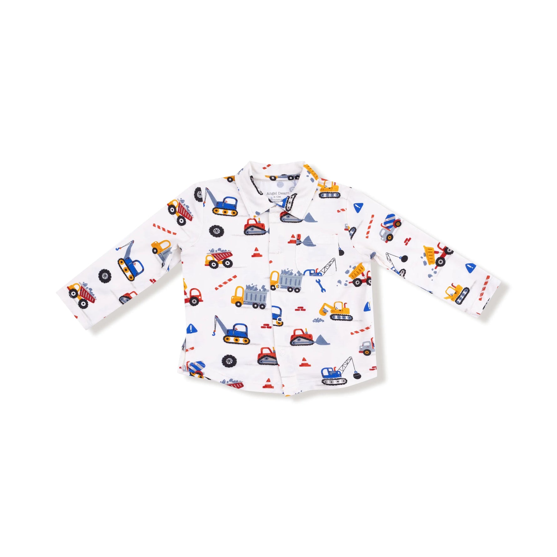 Angel Dear Angel Dear Long Sleeve Polo With Full Front Placket - Apparel & Accessories > Clothing > Baby & Toddler Clothing > Baby & Toddler Tops 987