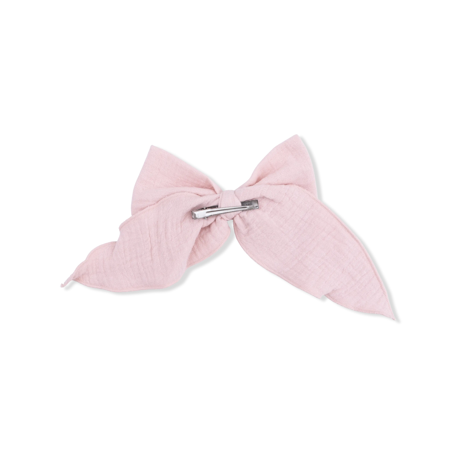 Angel Dear Organic Cotton Muslin Large Bow With Tails Hair Clip Angel Dear 