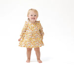Angel Dear Angel Dear Organic Cotton Ruffle Long Sleeve Bubble Skirt - Apparel & Accessories > Clothing > Baby & Toddler Clothing > Baby One-Pieces 972
