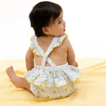 Lovely Lemons - Ric Rac Ruffle Sunsuit Angel Dear 