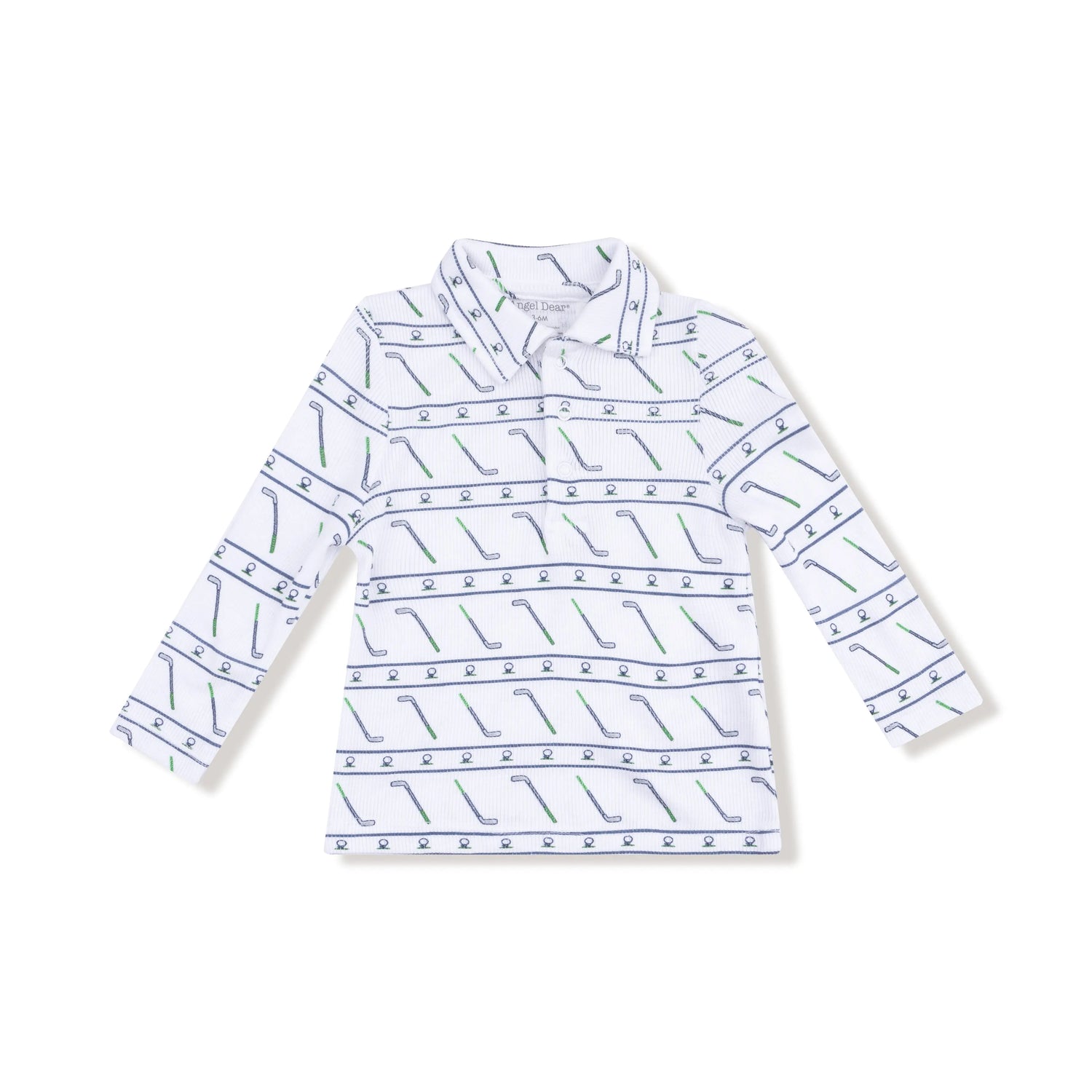 Angel Dear Angel Dear Polo Long Sleeve Shirt Cozy Soft Collar For Baby - Apparel & Accessories > Clothing > Baby & Toddler Clothing > Baby & Toddler Tops 632