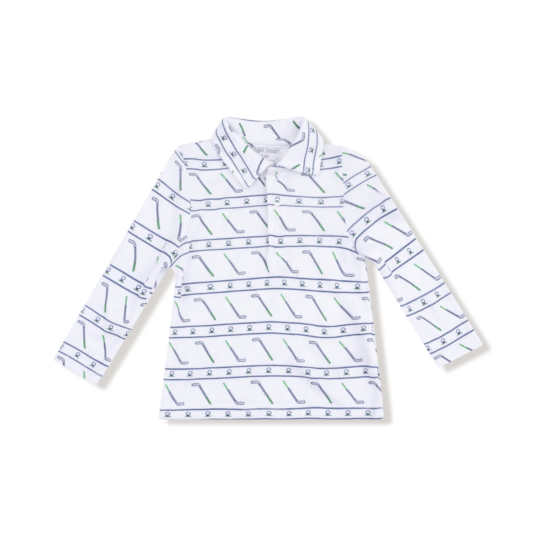Angel Dear Angel Dear Polo Long Sleeve Shirt Cozy Soft Collar For Baby - Apparel & Accessories > Clothing > Baby & Toddler Clothing > Baby & Toddler Tops 632