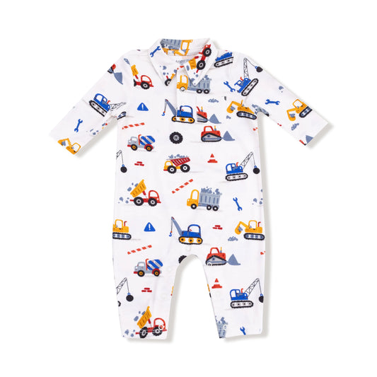 Angel Dear Polo Romper Baby Viscose Bamboo Soft Cozy Fit Angel Dear Everetts Place: Online Boutique