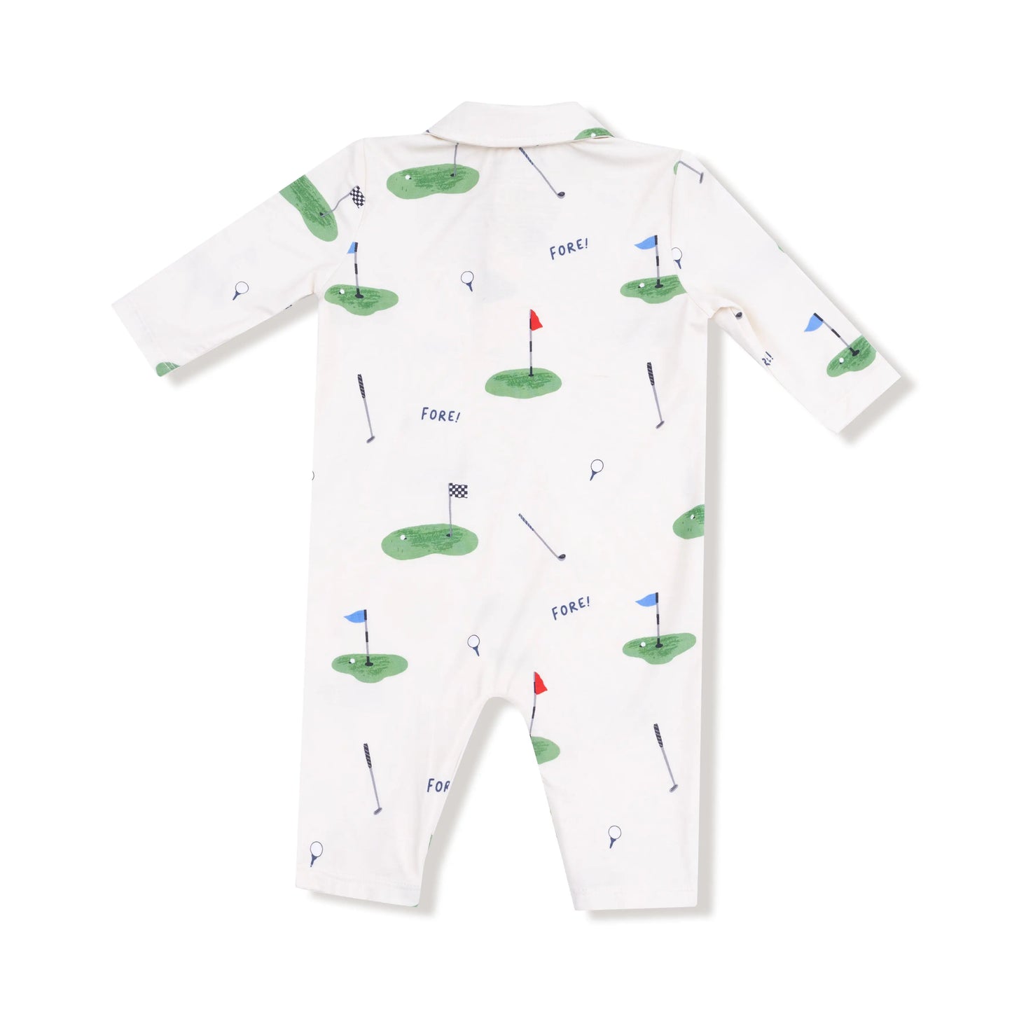 Angel Dear Polo Romper Bamboo Viscose Baby Outfit Cozy Angel Dear Everetts Place: Online Boutique